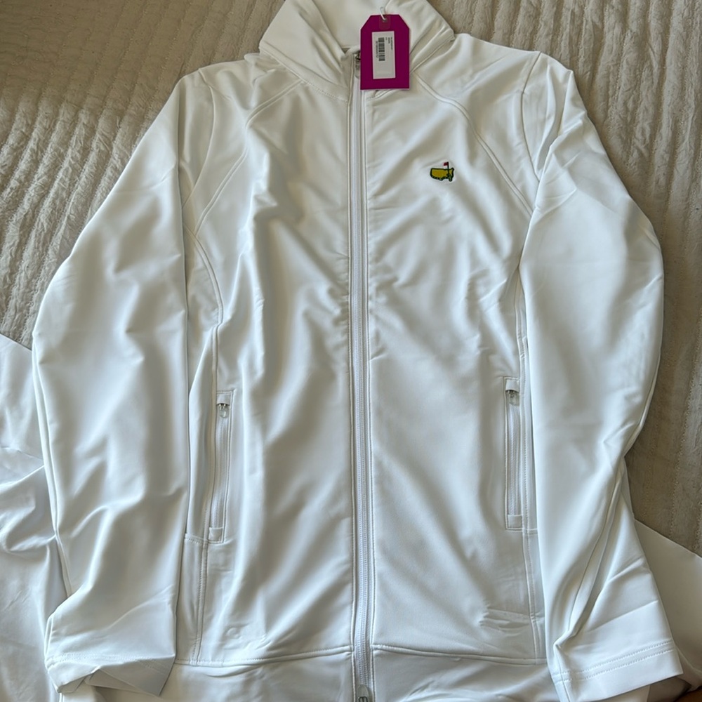 NEW Women's Masters zip up Magnolia Lane Tech Jacket - Picture 2 of 2